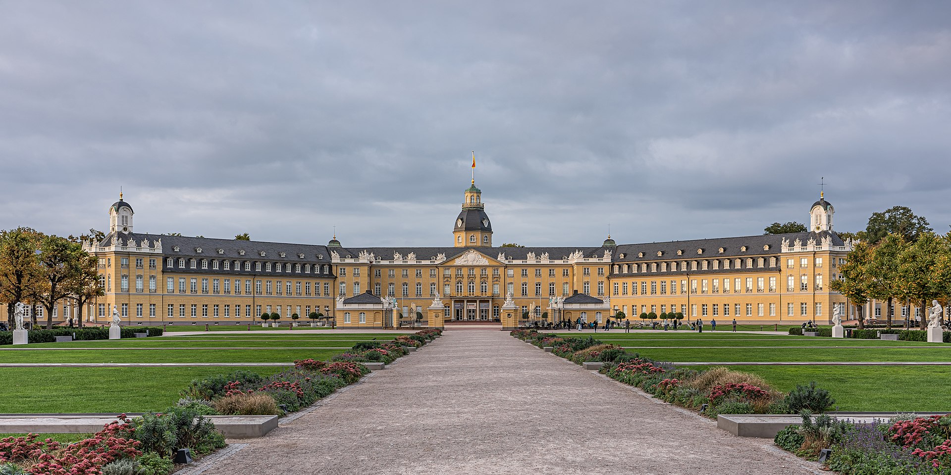 Ansicht des Karlsruher Schlosses